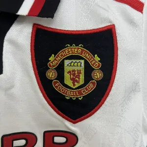 97-98 Manchester United Away Retro Kid Kits Youth Apparels Soccer AAAAJersey Yupoo 4