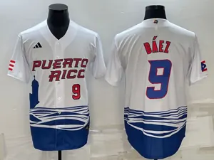 White Puerto Rico 2023 World Cup Baseball Jerseys 29