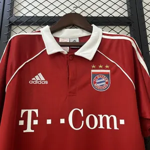 05-06 Bayern Munich Home Retro Kit Vintage Shirt AAAAJersey Dropship Yupoo 9