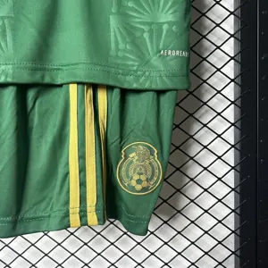 2025 Mexico Gold Cup Kid Kits Green Special Edition Youth Apparels AAAAJersey Supply Yupoo 7