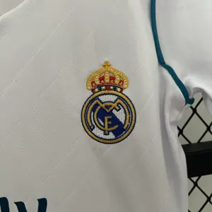 17-18 Real Madrid Home Retro Kids Kit Size-16-28 Soccer Jersey Yupoo 8