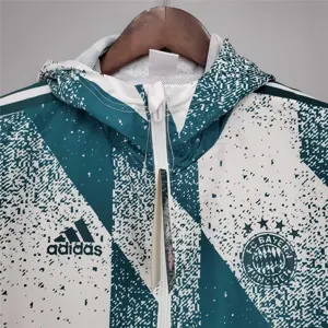 21-22 Bayern Munich white windbreaker 2