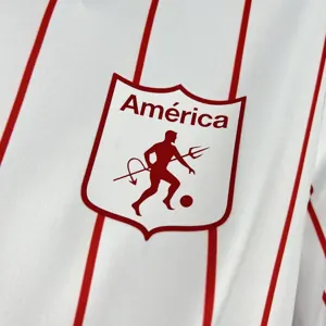 26-27 América de Cali Mens Away White Kit Soccer T-Shirt AAAAJersey Supply Yupoo7 2