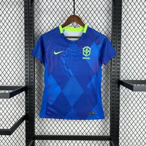 2025 Brazil Away Women Shirt Lady Tee AAAAJersey Supply Yupoo