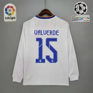 21-22 Real Madrid home long sleeve 2