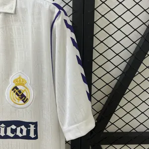 89-90 Real Madrid Home Retro Kit Vintage Shirt AAAAJersey Dropship Yupoo 1