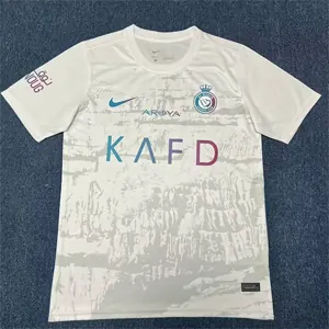 23-24 Al-Nassr third away white jersey Best Soccer Jersey 5