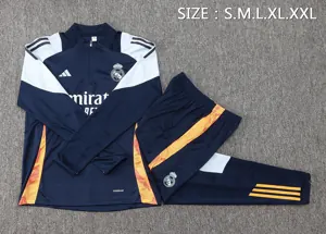 24-25 Real Madrid Long Sleeve Training Suit Football Shirts 2