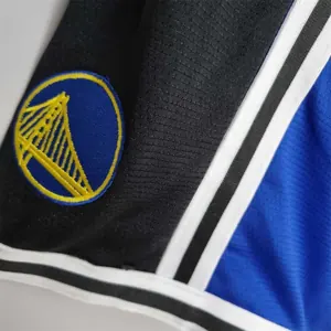 2022 Golden State Warriors NBA US Training Shorts Blue Black 1