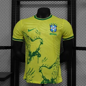 2024 Brazil Yellow Birds Special Edition Player Version Shirt AAAAJersey Supplier Yupoo