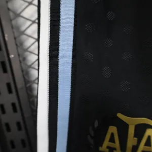 2025 Argentina 50th Black Player Version Shorts AAAAJersey Supplier Yupoo 5