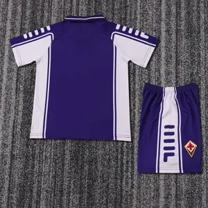 99-00 Fiorentina Home Retro Kid Kits Youth Apparels AAAAJersey Supplier Yupoo 7