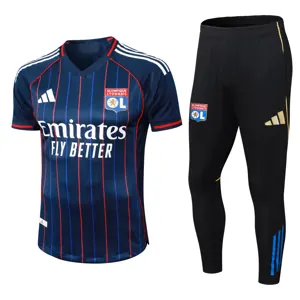 25-26 Lyon Away Kit Player Version Training Suit Football Shirt AAAAJersey Supplier Yupoo