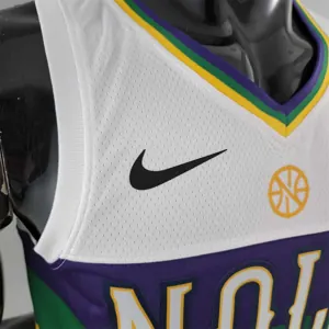 2018 New Orleans Pelicans WLLIAMSIN#1 Urban Edition White NBA Jersey 6
