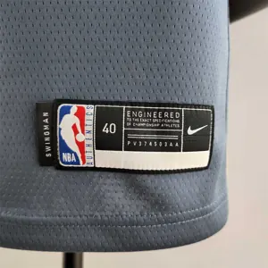 2018 YOUNG #6 Golden State Warriors Grey NBA Jersey 9