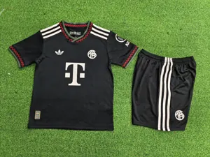 25-26 Bayern Munich Third Player Version Kid Kits Youth Apparels Soccer AAAAJersey Supply Yupoo