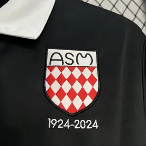 24-25 Monaco 100th Anniversary Black Shirt AAAAJersey Supplier Yupoo 1