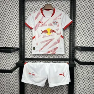 24-25 RB Leipzig Home Kid Kits Youth Apparels Football AAAAJersey Yupoo 2