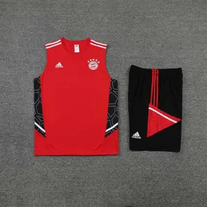 22-23 Bayern vest training suit kit red 11