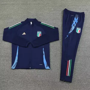 2024 Italy Long Sleeve Kit Navy Jacket Suits Soccer Jerseys Yupoo 1