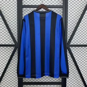 09-10 Inter Milan Home Retro Champions Final Long Sleeve Kit Vintage Shirt AAAAJersey Wholesale 4