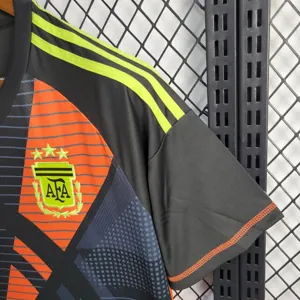 2024 Argentina Goalkeeper Black Kit Soccer Jerseys Yupoo 2