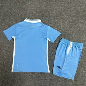 11-12 Manchester City Home Retro Kid Kits Youth Apparels Soccer AAAAJersey Yupoo 1