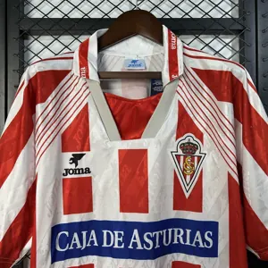 94-95 Sporting Gijon Home Retro Kit Vintage Shirt Soccer AAAAJersey Yupoo 2