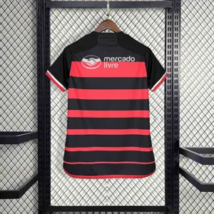 24-25 Flamengo Home Kit Woman Shirt With All Sponsor Best Jerseys Yupoo 3