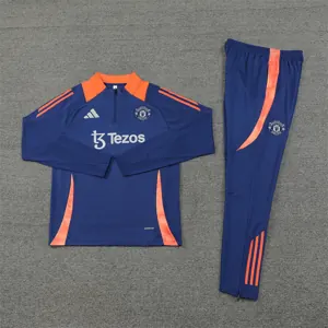 24-25 Manchester United Long Sleeve Training Suit Football Shirts 1