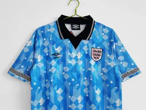 1990 England third away blue 6