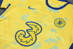 22-23 Chelsea Training Suit Short Sleeve Kit Yellow 19