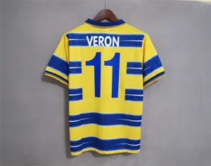 98-99 Parma third away yellowblue Cheap Football Kit 3