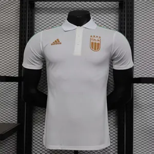 2024 Italy White Special Edition Player Version Polo Shirt Football Apparel AAAAJersey Wholesal