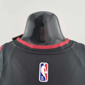 75th Anniversary Miami Heat OLADIPO#4 black NBA Jersey 6