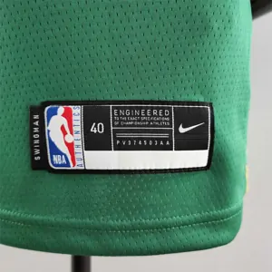 Boston Celtics Tatum #0 Green Gold NBA Jersey 6