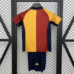 01-02 Roma Home Retro Kid Kits Youth Apparels Sport AAAAJersey Yupoo 5