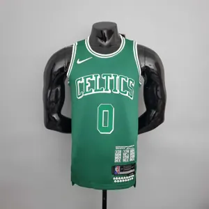 2022 season Tatum #0 Celtics City Edition Green