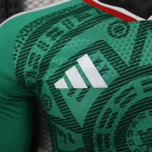 2026 World Cup Mexico Home Kit Player Version Long Sleeve Shirt Football AAAAJersey Dropship Yu 6