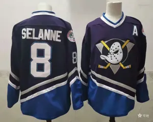 Anaheim Ducks ice hockey jersey M-3XL 阿纳海姆鸭队冰球服 2