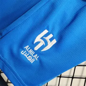 23-24 Al Hilal Home kids Size 16-28 Soccer Jerseys 6