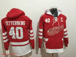 Detroit Red Wings hoodie ice hockey jersey M-3XL 底特律红翼队帽衫冰球服 1