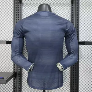 25-26 Real Madrid Away Player Version Long Sleeves Kit Soccer AAAAJersey Yupoo S-2XL 1