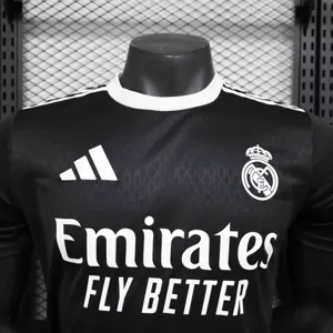24-25 Real Madrid Black Goalkeeper Kit Player Version Shirt AAAAJersey Supplier Yupoo 2