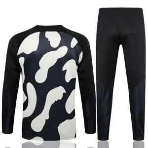 23-24 PSG Yellow and Black Camouflage Style Tracksuits Long Sleeve Kits Cheap Jerseys Yupoo 1