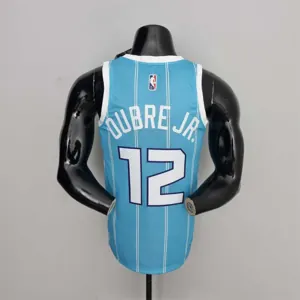 75th Anniversary Oubre jr.#12 Charlotte Hornets Blue NBA Jersey 7