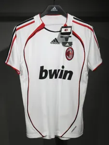 06-07 AC Milan Away Retro Kit Vintage Player Version Sino Shirt AAAAJersey Dropship Yupoo