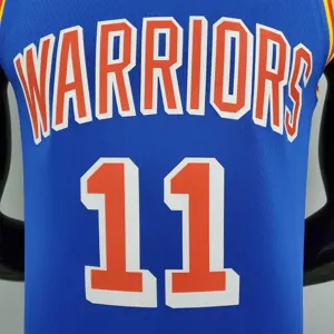 75th Anniversary Thompson #11 Warriors Retro Blue 5