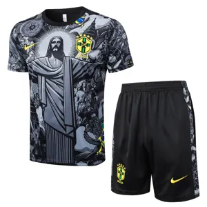 2024 Brazil Christ the Redeemer Grey Special Edition Kit Soccer AAAAJersey Yupoo