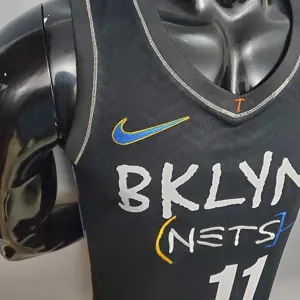New Brooklyn Nets IRVING#11 City Edition Black 7